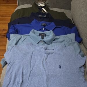 Polo by Ralph Lauren Kids Blue and Green Polo Shirt Collection